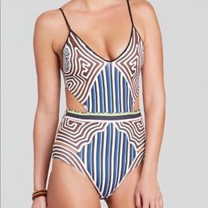 Clover Canyon Neoprene One Piece Swim (Medium)